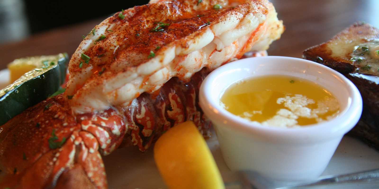 Lobster with drawn butter